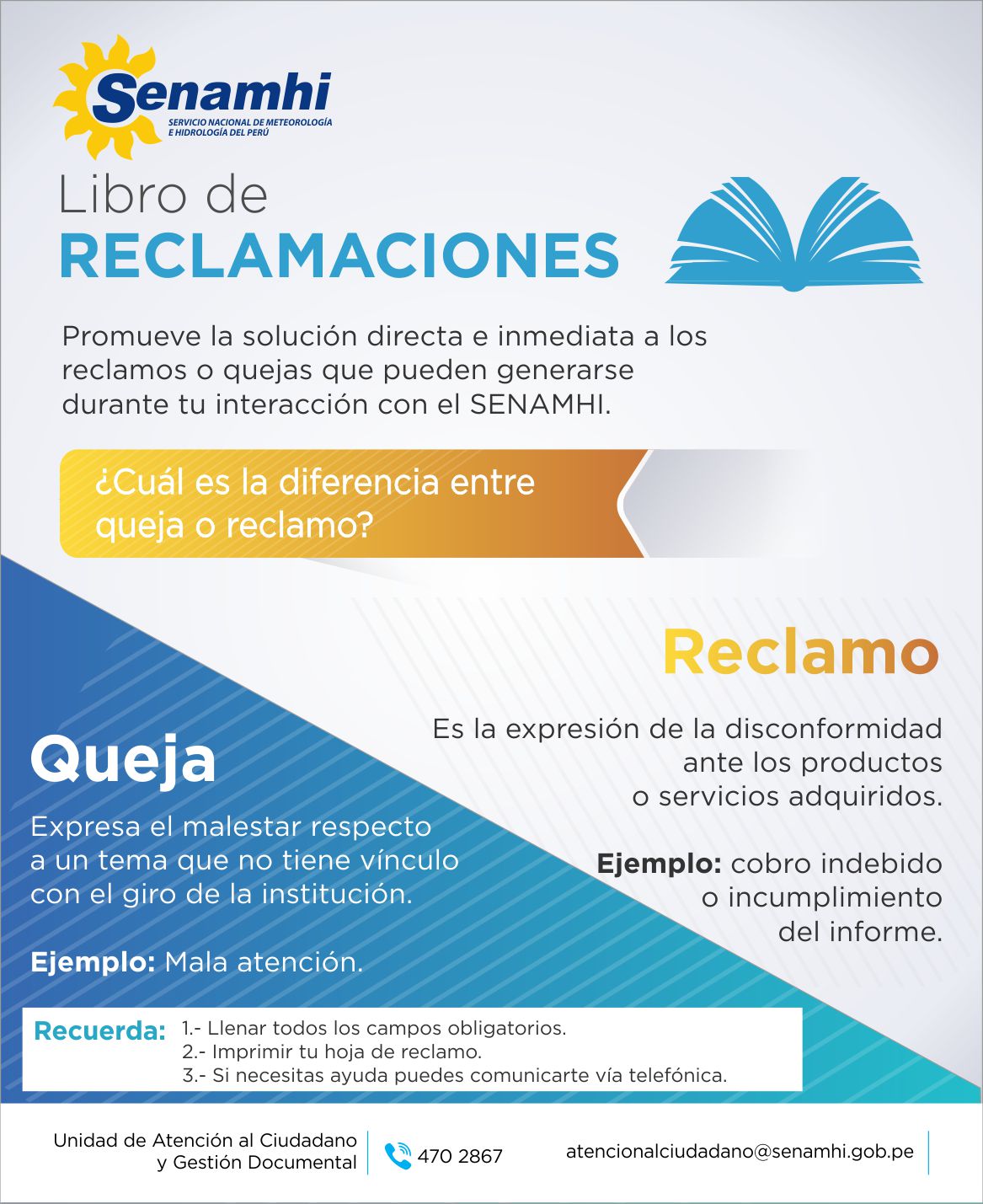 Libro de reclamaciones