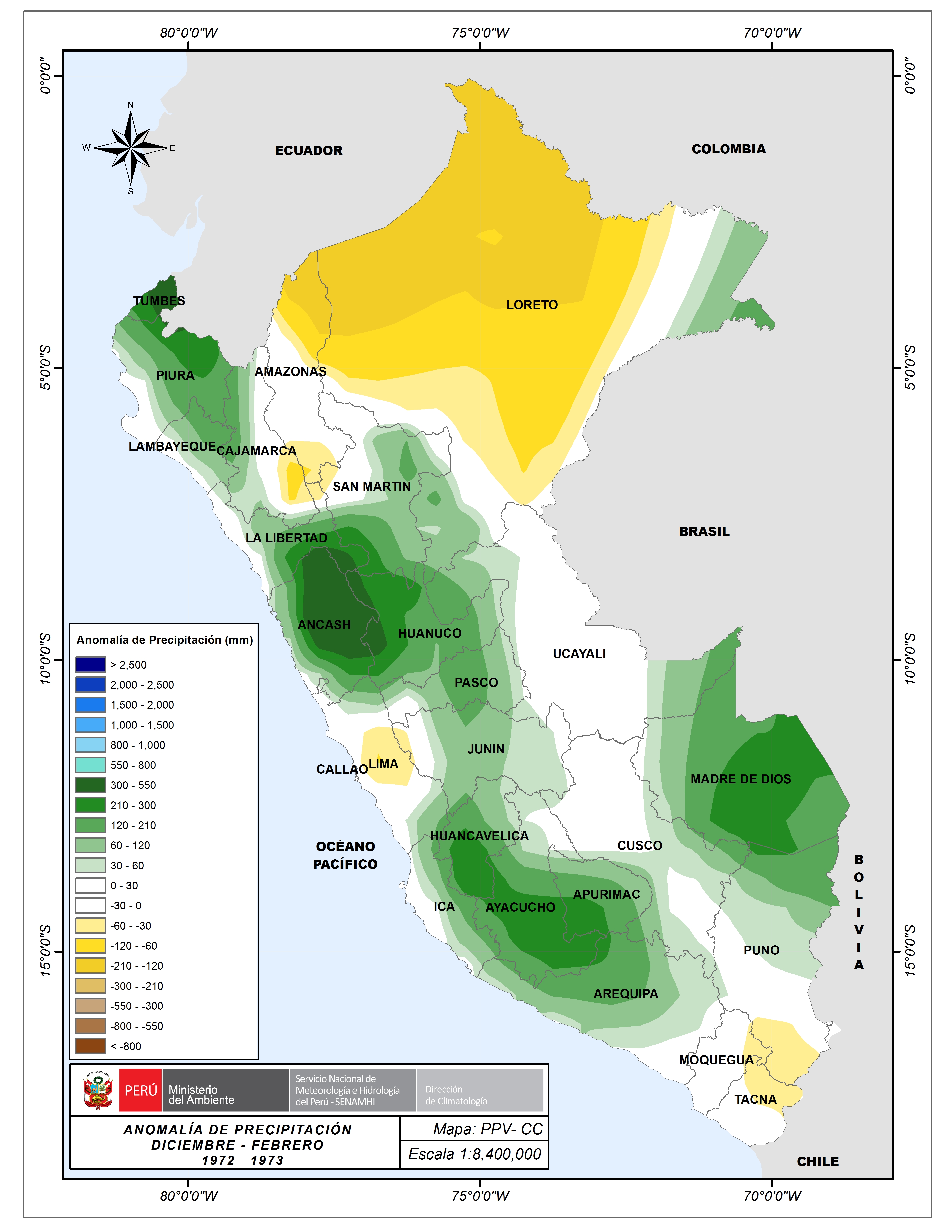 mapa meteorologico del peru Senamhi Peru mapa meteorologico del peru